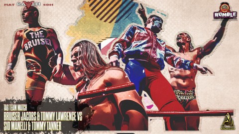 Bruiser Jacobs and Tommy Lawrence vs Sid Manelli and Tommy Tanner