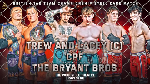 Trew and Lacey (C) vs CPF vs Bryant Brothers (Triple Threat Tag Team Championship Cage Match)
