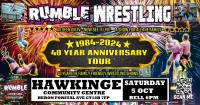 Rumble Wrestling 40 Year Anniversary Tour comes to Hawkinge